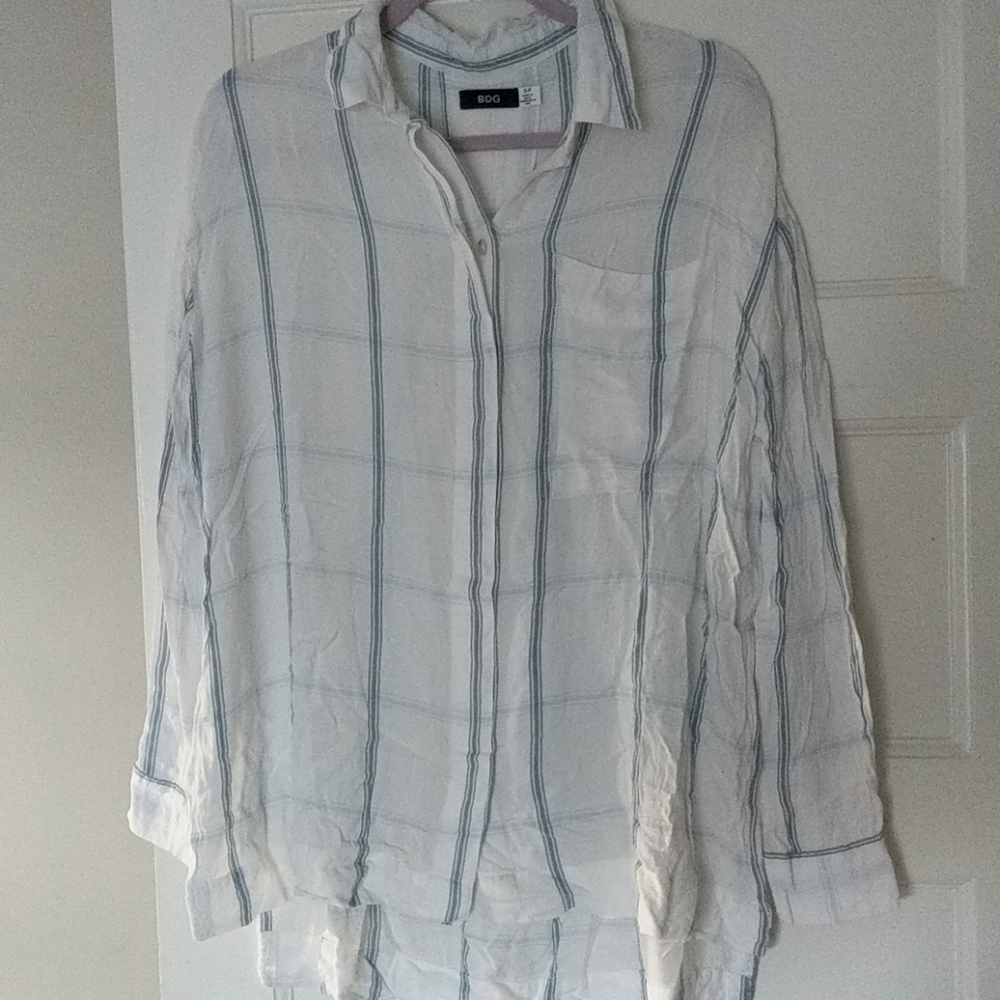 BDG button up with side slits